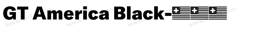 GT America Black字体转换